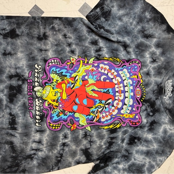 Super unique and rare one of a kind Mellow Mushroom “50th Anniversary tyedye - Picture 1 of 4